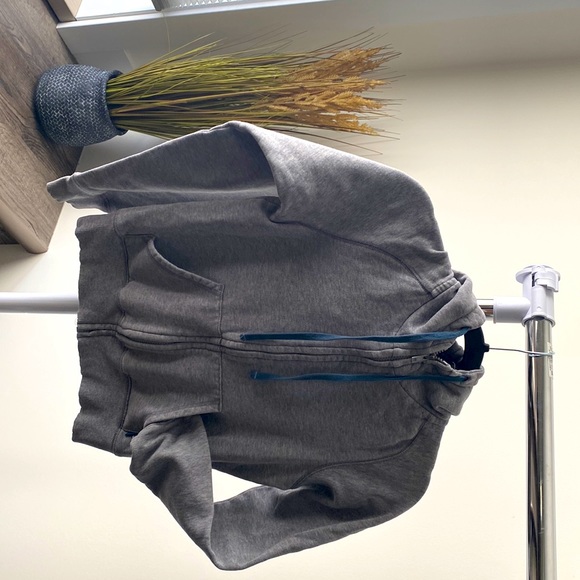 TNA grey hoodie with teal accent and logo.  Gently worn. - Picture 1 of 2